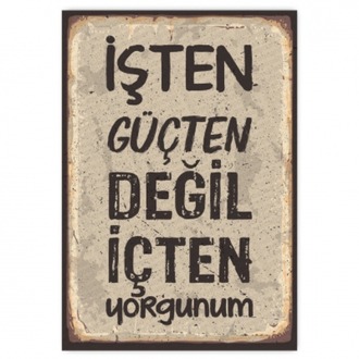 30x20cm AHŞAP POSTER