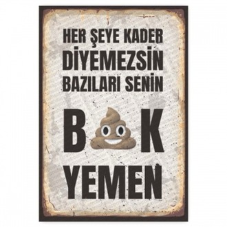 30x20cm AHŞAP POSTER
