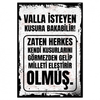 30x20cm AHŞAP POSTER
