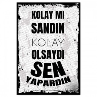 30x20cm AHŞAP POSTER