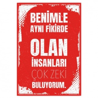 30x20cm AHŞAP POSTER