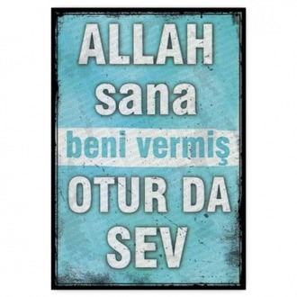30x20cm AHŞAP POSTER