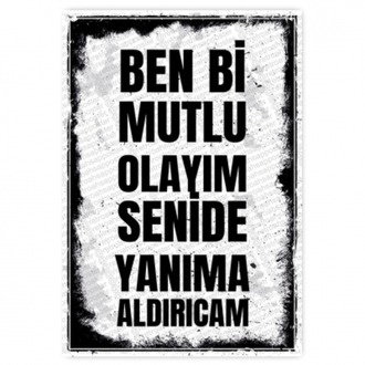 30x20cm AHŞAP POSTER