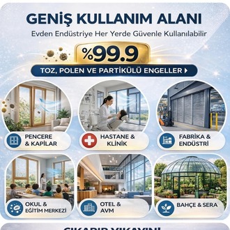 YENİ NESİL SİNEKLİK - PENCERE TOZ POLEN FİLTRESİ - ODERA