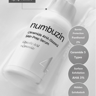 Numbuzin No.4 Ceramide AHA Glazed Skin Prep Serum (50 ml)
