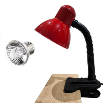 Mandallı Lamba Tutacağı Sürüngen Lambası Uva/Uvb  25 W Lamba Dahil