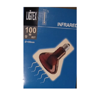 Mandallı Akrobat Lamba Tutucu (MAVİ) Sürüngen Isıtma 100 W Lamba Dahil