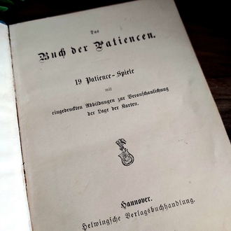 Das Buch der Patiencen | Circa 1900's