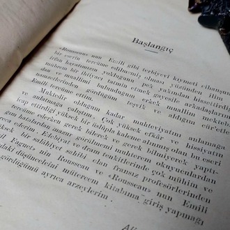 Jean-Jacques Rousseau — Emile Yahut Terbiye | 1930
