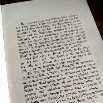 Das Buch der Patiencen | Circa 1900's