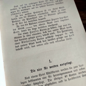 Das Buch der Patiencen | Circa 1900's