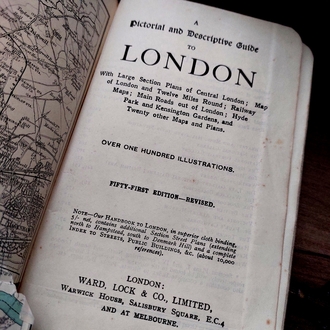 Ward Lock's Illustrated Guide Books "Red Guides" * Circa 1900's