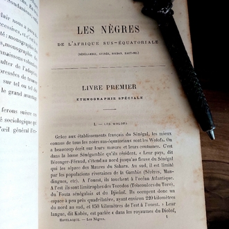 Abel Hovelacque — Les Nègres de l’Afrique Sus-Équatoriale | 1889 - İlk Baskı