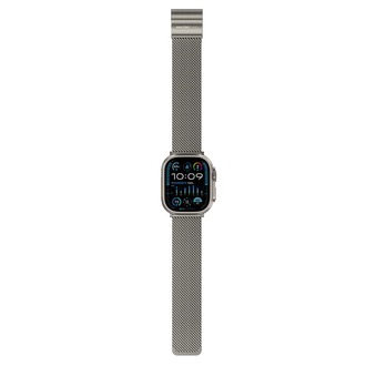 Apple Watch 10 46mm Amazingthing Titan Premium Metal Hasır Kordon