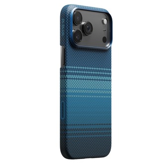 Pitaka 17 Pro Kılıf M-safe Şarj Aramid Fiber Pitaka Tactile Woven Sunset-Moonrise Serisi Kapa