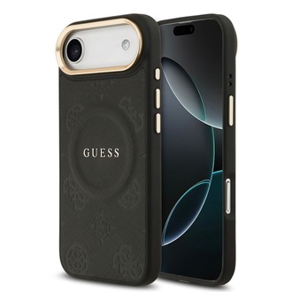 Apple iPhone 17 Air Kılıf Guess Orjinal Lisanslı  Sıcak Baskılı Yazı Logolu PU 