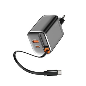 Wiwu Wi-G021 Helix Serisi GaN Teknolojili Hızlı Şarj Başlığı Type-C PD 45W Type-C