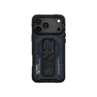 Apple iPhone 17 Pro Max Kılıf Desenli Airbag Tasarımlı Standlı Skinarma Aegis Kapak