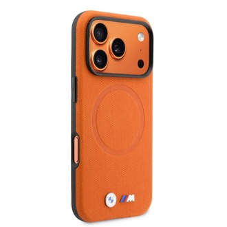 Apple iPhone 17 Pro Max Kılıf BMW  M-safe Şarj Özellikli  M Logolu PU Deri Kapak