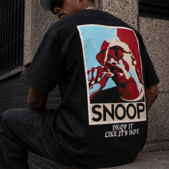 KORYN Rap Icon Siyah Oversize T-Shirt