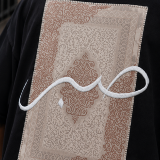 KORYN Sabr Siyah Oversize Erkek T-Shirt