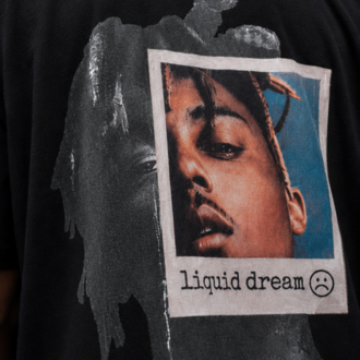 KORYN Liquid Dream Siyah Oversize Erkek T-Shirt