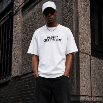 KORYN Rap Icon Beyaz Oversize T-Shirt