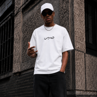 KORYN Sabr Beyaz Oversize Erkek T-Shirt