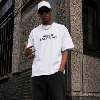 KORYN Rap Icon Beyaz Oversize T-Shirt