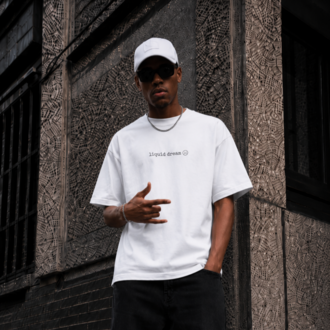 KORYN Liquid Dream Beyaz Oversize Erkek T-Shirt