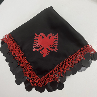 Siyah Püsküllü Arnavut Mendili