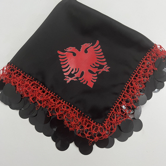 Siyah Püsküllü Arnavut Mendili