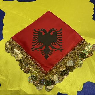 Sarı Püsküllü Arnavut Mendili