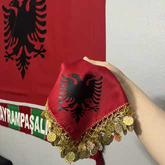Sarı Püsküllü Arnavut Mendili