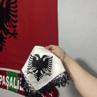 Siyah Püsküllü Arnavut Mendili