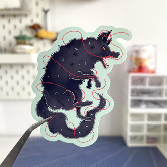 Kurt tekli sticker