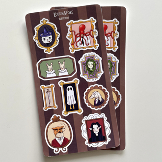 Weirdos sticker sayfası