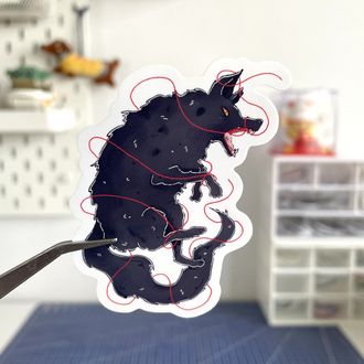 Kurt tekli sticker