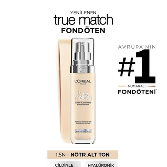 Loreal Paris True Match Bakım Yapan Fondöten 1.5N