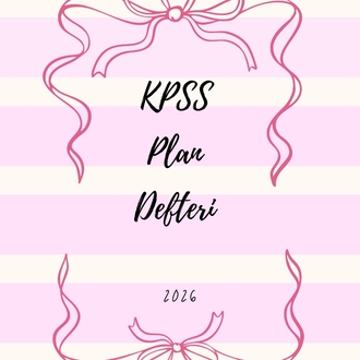 kpss planlama defteri