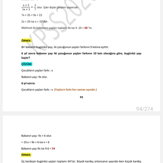 MATEMATİK PDF KONU ANLATIMI
