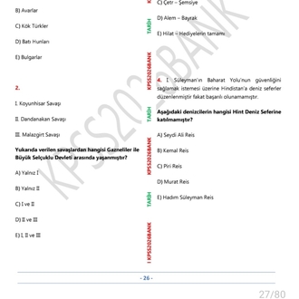 TARİH PDF SORU BANKASI
