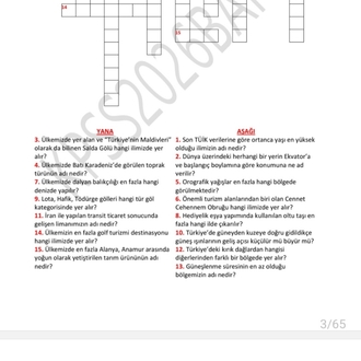 COĞRAFYA PDF BULMACA