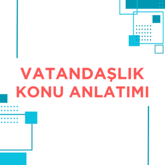 VATANDAŞLIK PDF KONU ANLATIMI