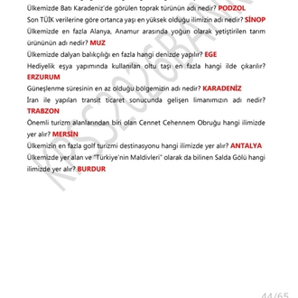 COĞRAFYA PDF BULMACA
