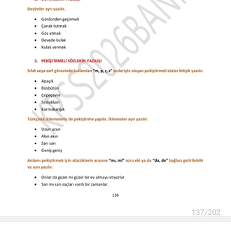 TÜRKÇE PDF KONU ANLATIMI