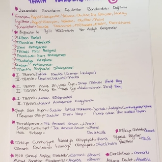 PDF TARİH  ÖZET NOTLARI 