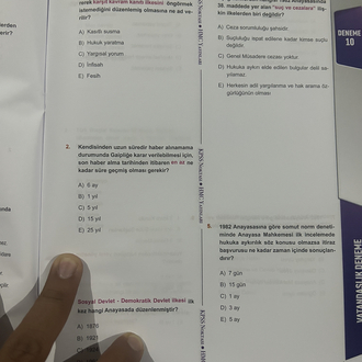 15 erli DİJİTAL (PDF) Vatandaşlık Denemesi ( Kitap Değil )