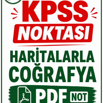 KPSS / AGS Haritalarla Coğrafya Pratik Konu Anlatımı PDF / DİJİTAL ( Kitap Değil )