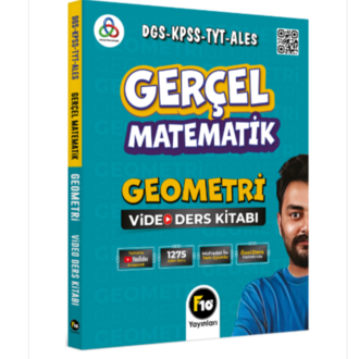 Gerçel Matematik DGS KPSS TYT ALES Geometri Video Ders Kitabı F10 Yayınları